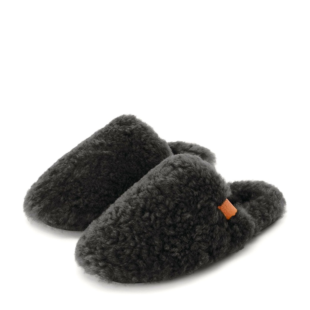 Brand New Loewe Shearling Slippers